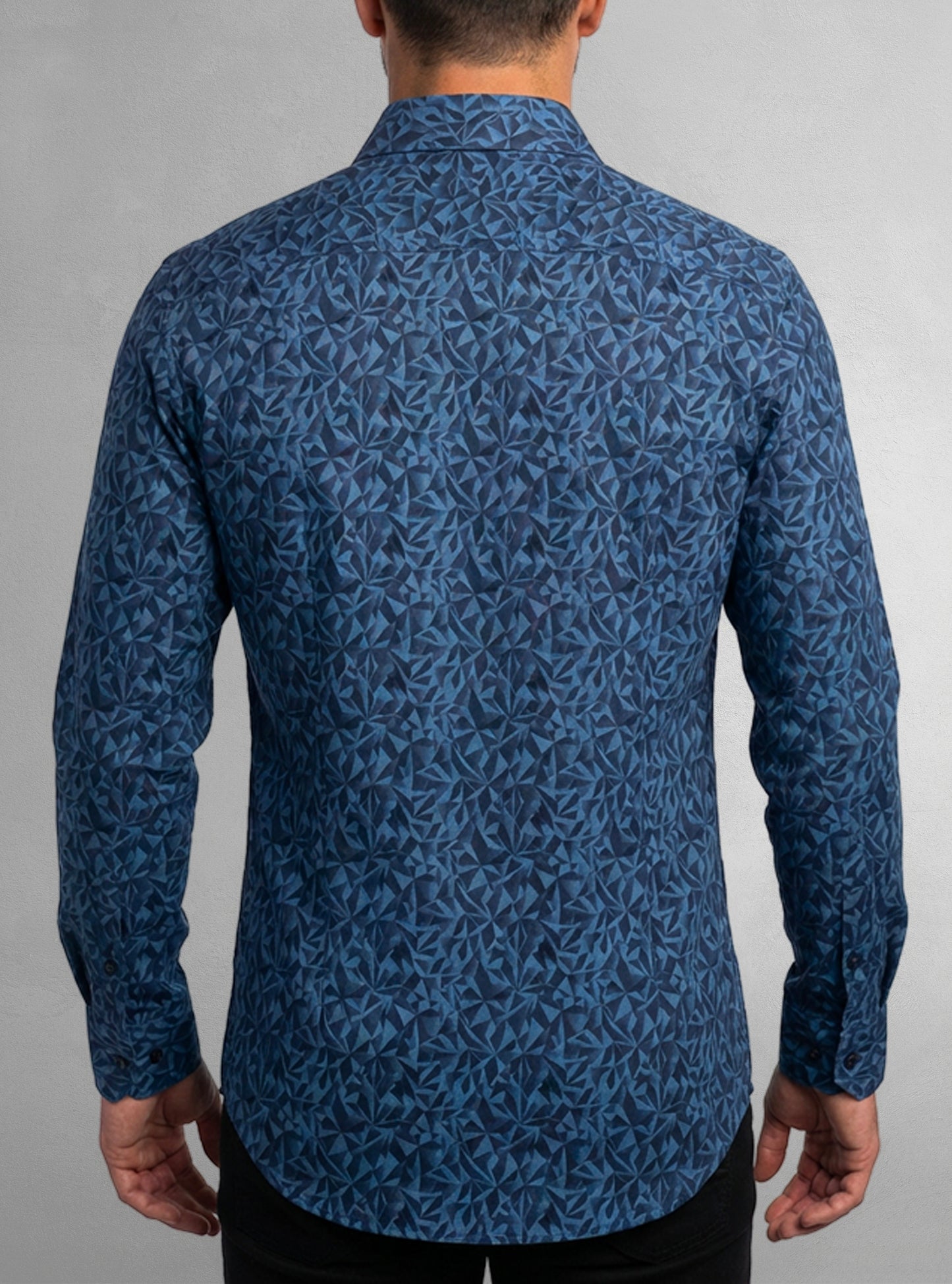 Men's casual long sleeve stretch shirt