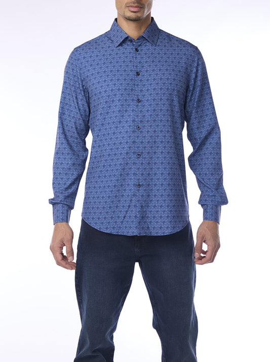 Men's casual long sleeve shirt