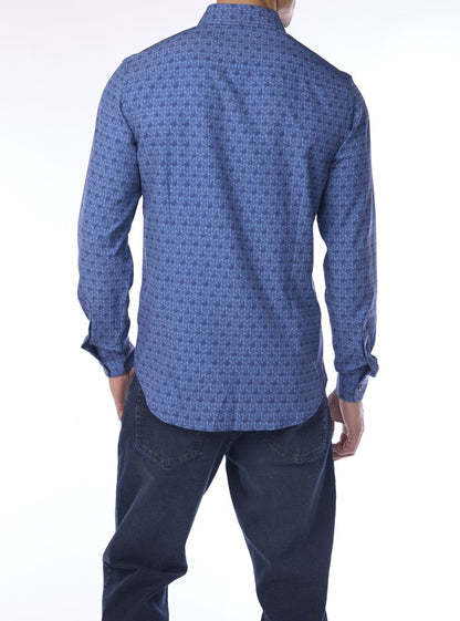 Men's casual long sleeve shirt