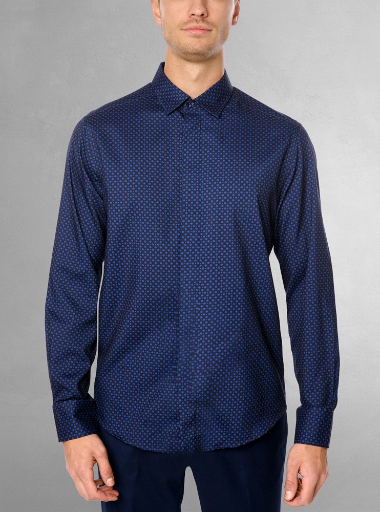 Men's casual long sleeve shirt