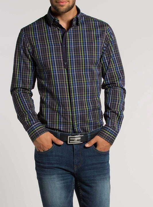 Chemise décontractée à manches longues pour hommes