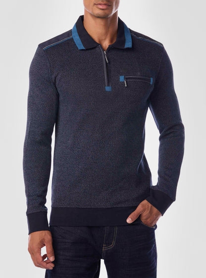 Men's long sleeve polo