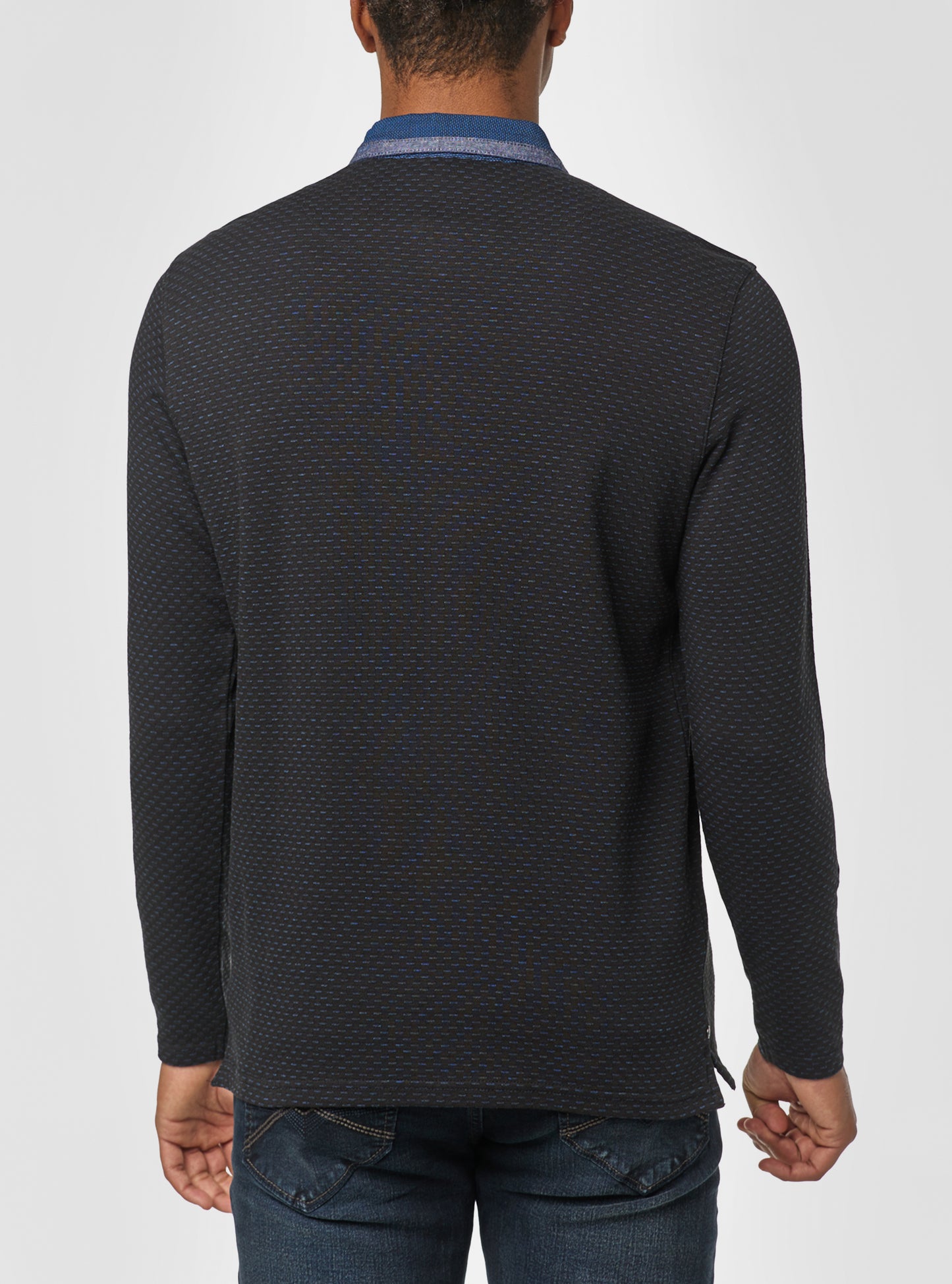 POLO À MANCHES LONGUES POUR HOMMES