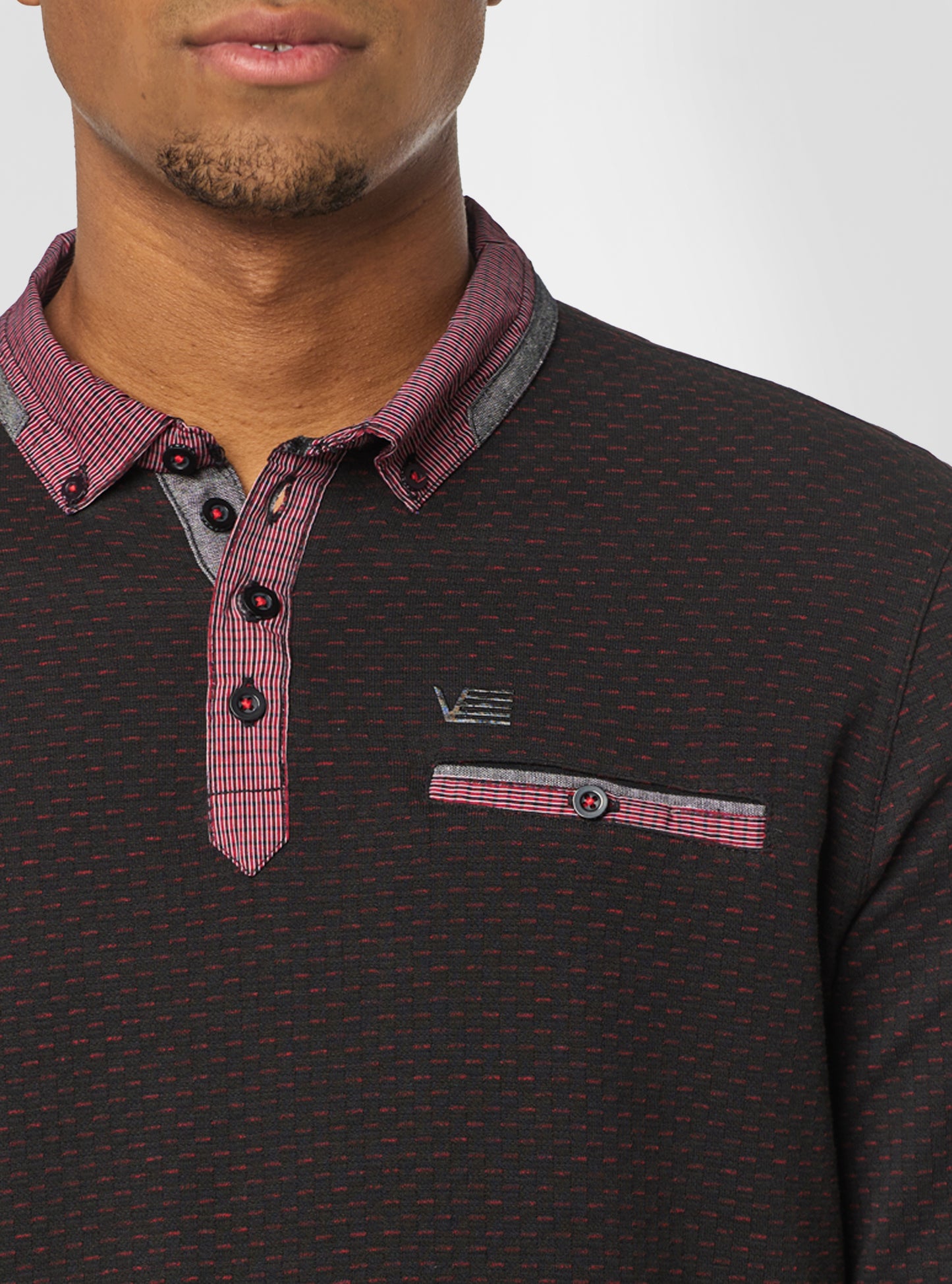 POLO À MANCHES LONGUES POUR HOMMES