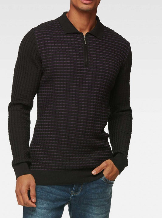 POLO À MANCHES LONGUES POUR HOMMES