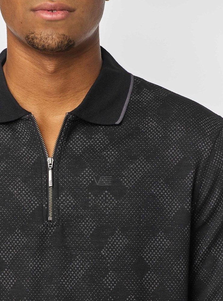 Men's long sleeve polo