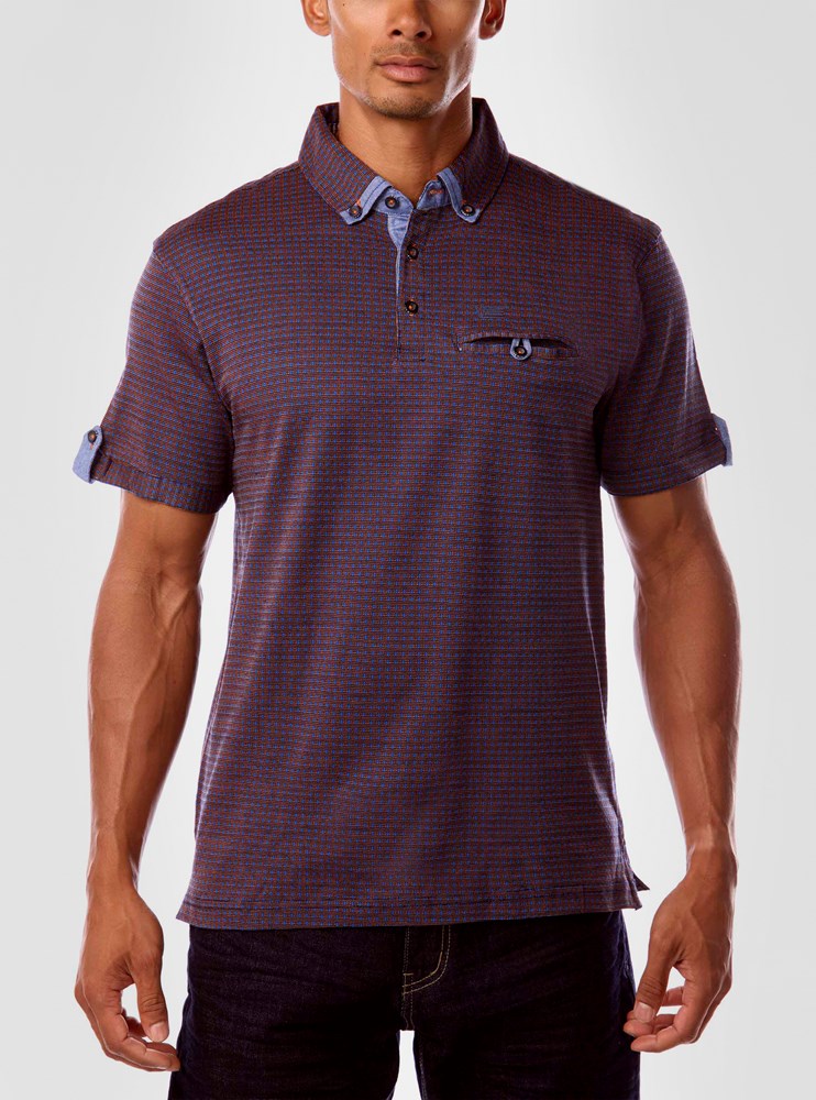 Men's short sleeve polo