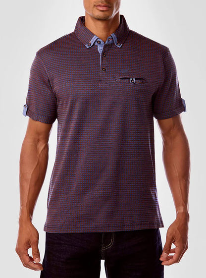 Men's short sleeve polo