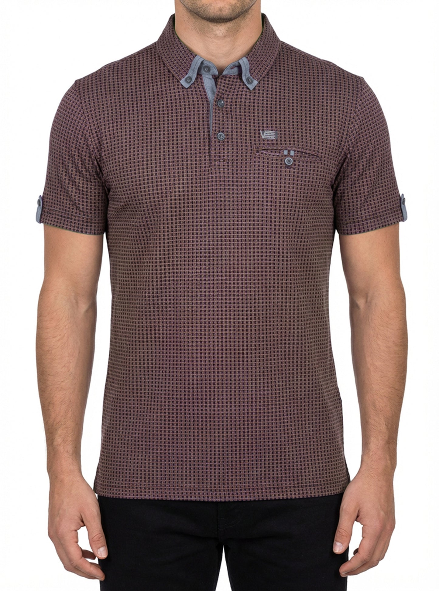 Polo à manches courtes pour hommes