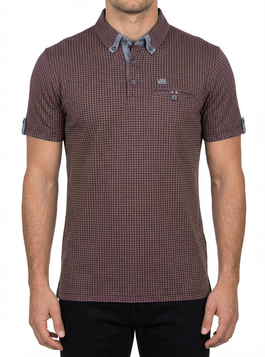 Men's short sleeve polo