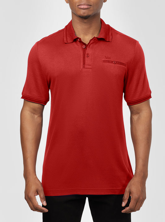 Men's short sleeve polo