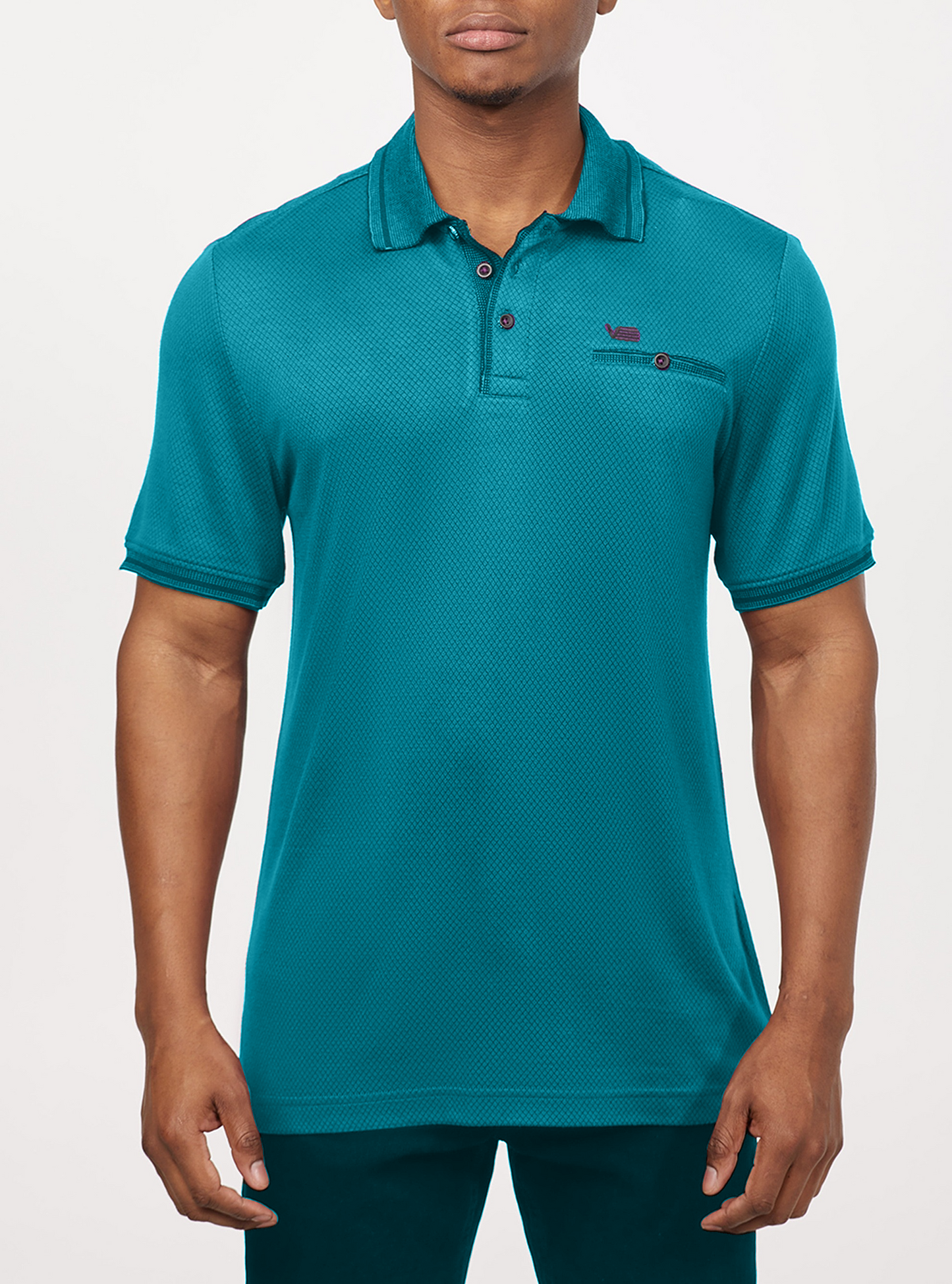 Men's short sleeve polo