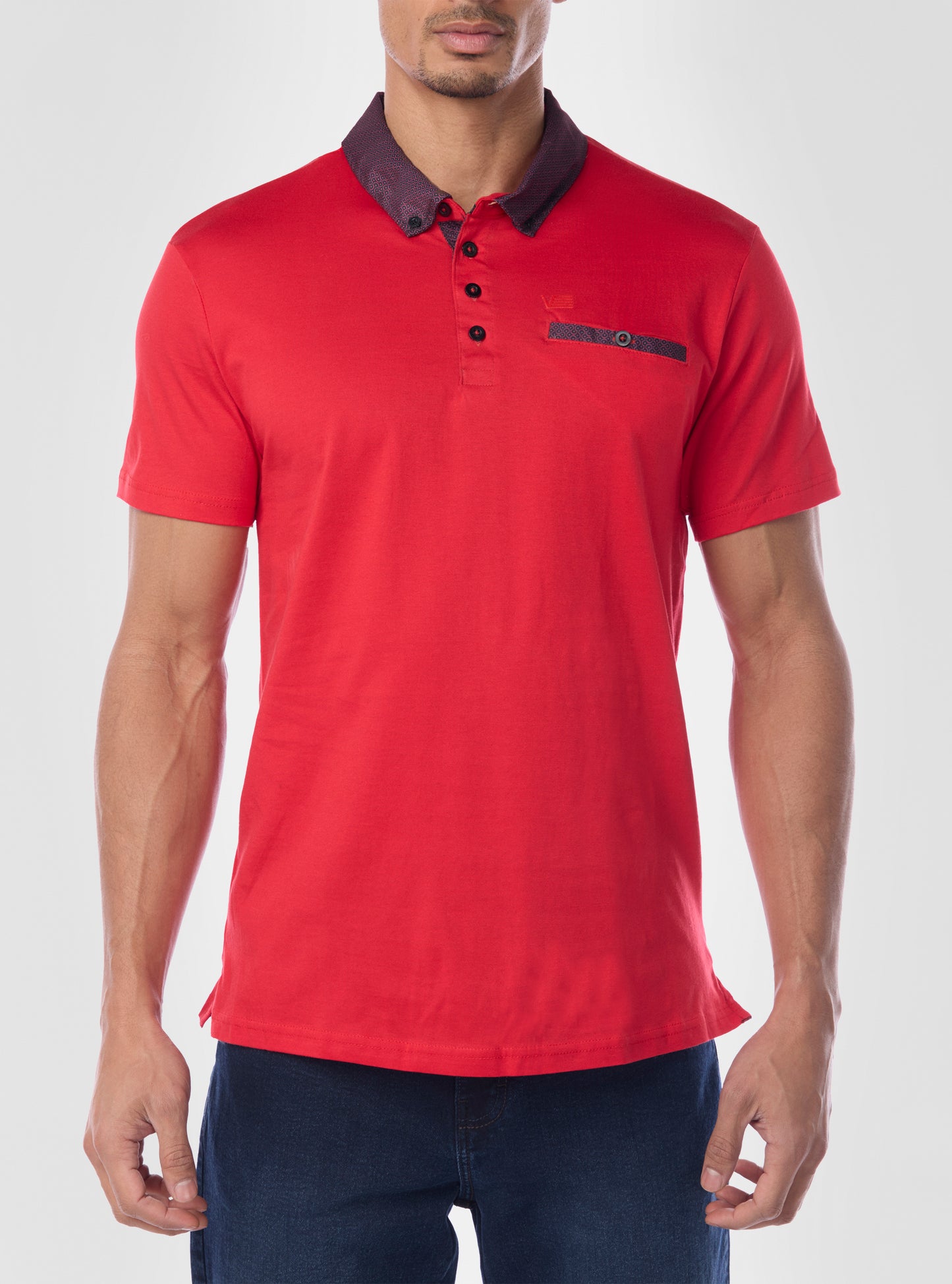 Men's short sleeve polo