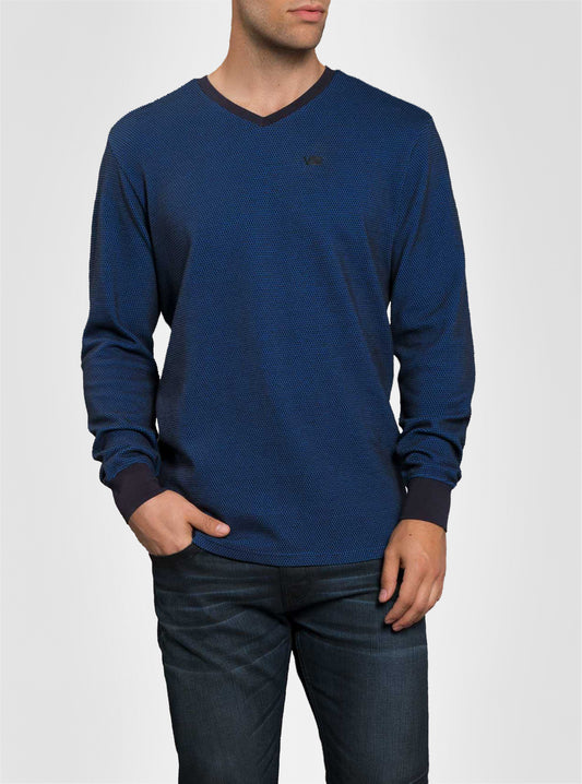 PULL-OVER À COL EN V POUR HOMMES