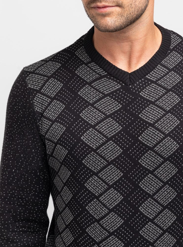 Men's v neck sweater