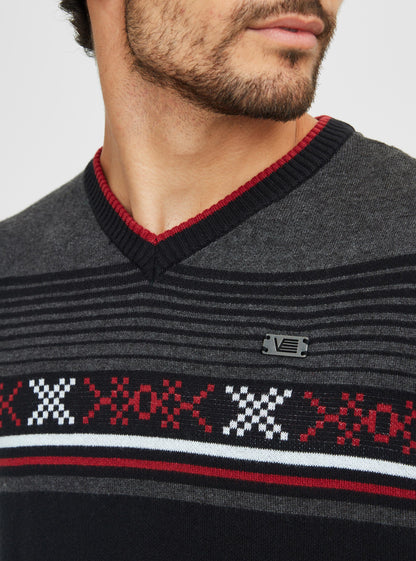 Men's v neck sweater