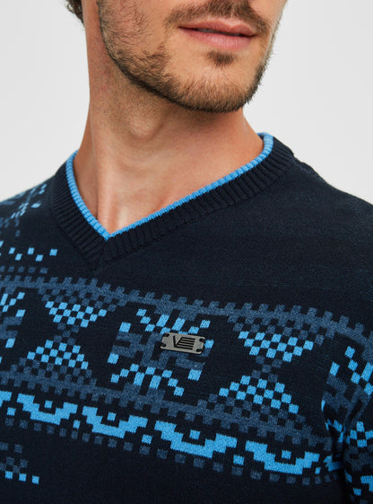 Men's v neck sweater