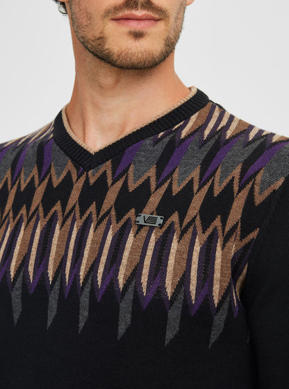 Men's v neck sweater