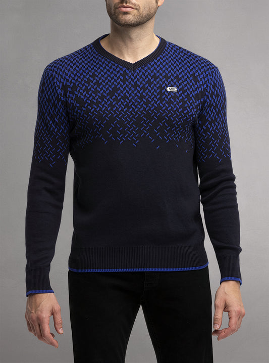 Chandail à col en V pour hommes
