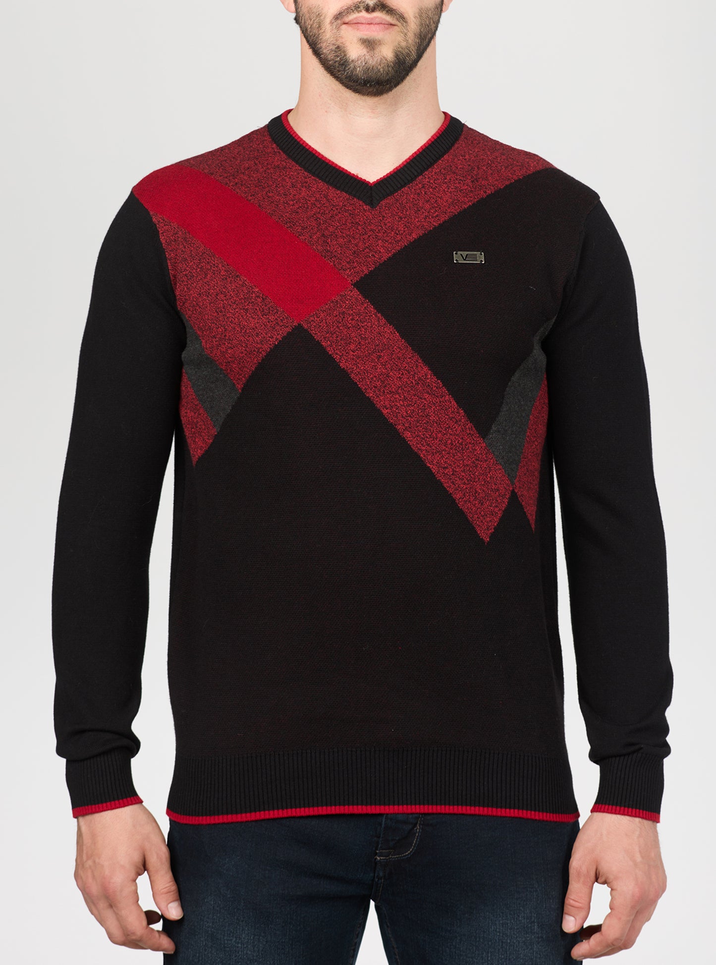 Men's v neck sweater