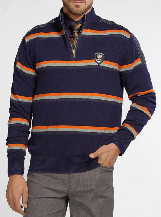 Men's mock zip sweater