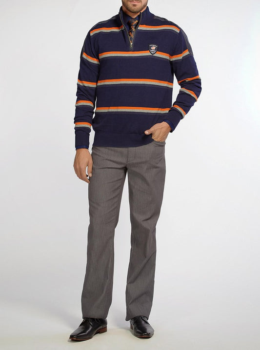 PULL-OVER À FERMETURE ÉCLAIR POUR HOMMES
