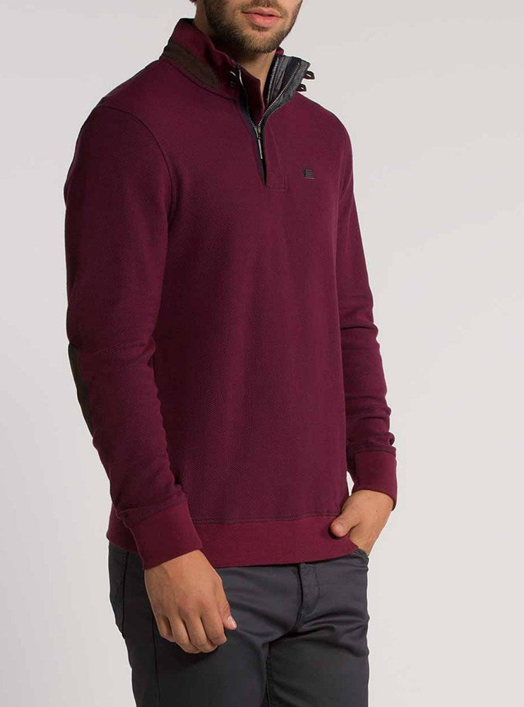 Men's mock zip sweater