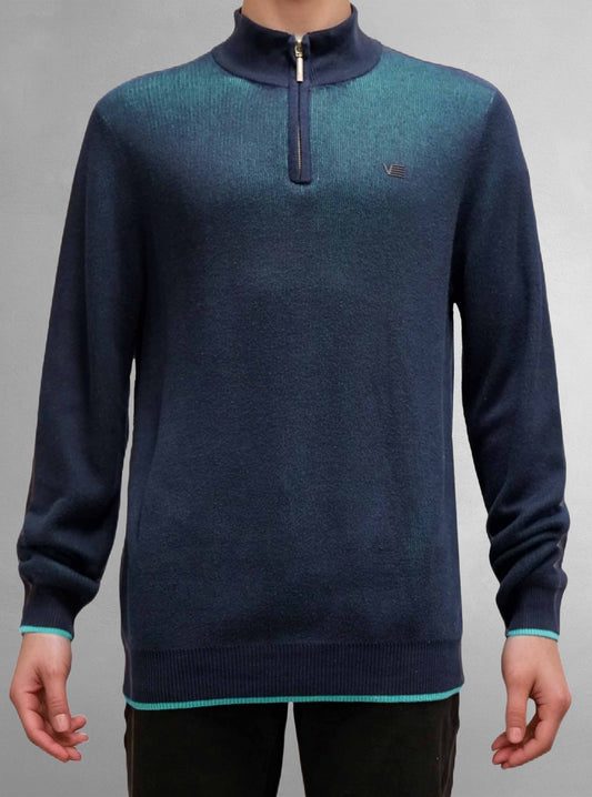 Men's mock zip sweater