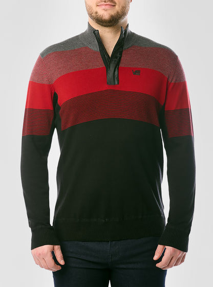 Men's mock zip sweater