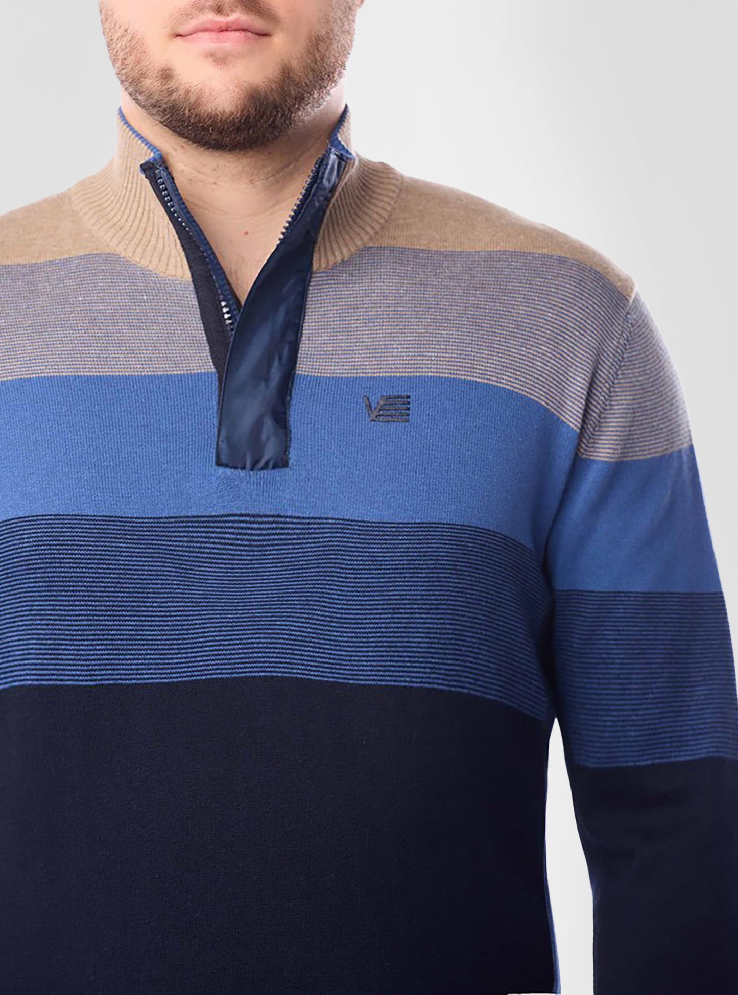 Men's mock zip sweater