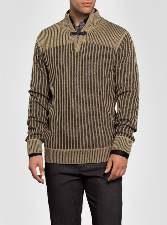PULL-OVER À FERMETURE ÉCLAIR POUR HOMMES