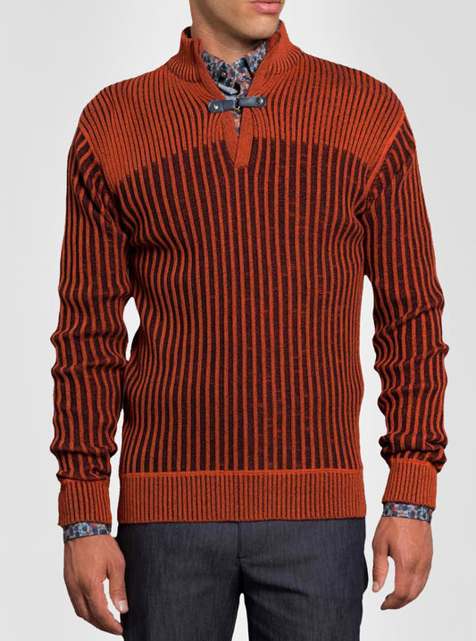 PULL-OVER À FERMETURE ÉCLAIR POUR HOMMES