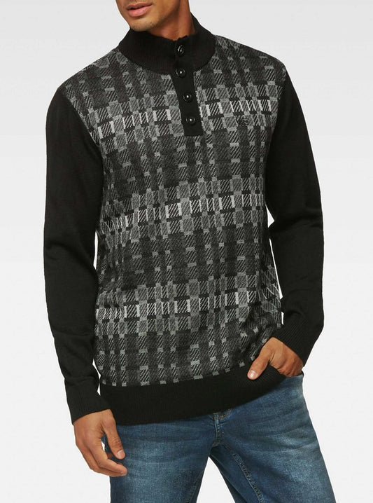Men's mock zip sweater