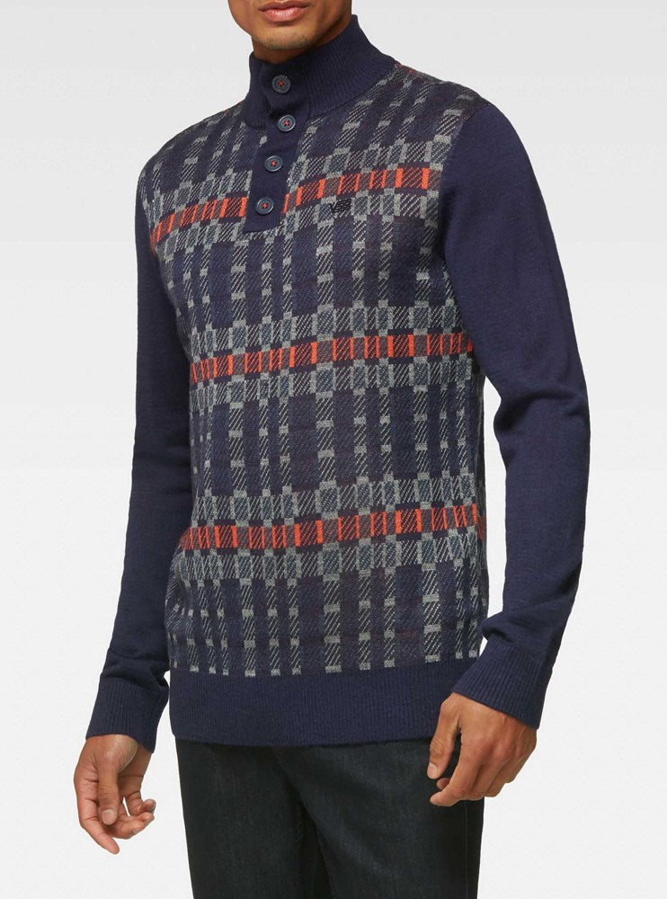 Men's mock zip sweater