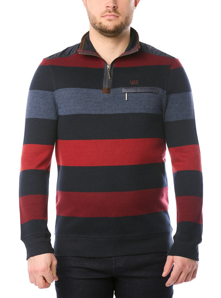 PULL-OVER À FERMETURE ÉCLAIR POUR HOMMES