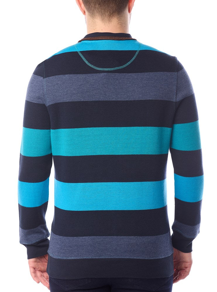 PULL-OVER À FERMETURE ÉCLAIR POUR HOMMES