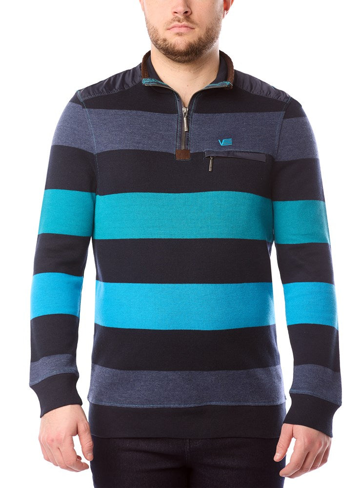 PULL-OVER À FERMETURE ÉCLAIR POUR HOMMES