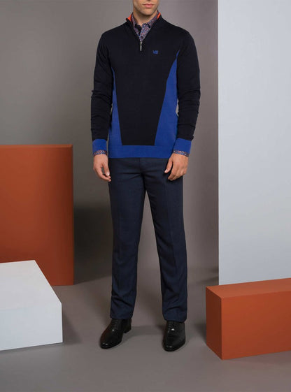 Men's mock zip sweater