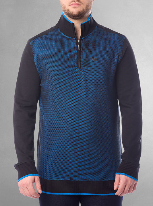 PULL-OVER À FERMETURE ÉCLAIR POUR HOMMES