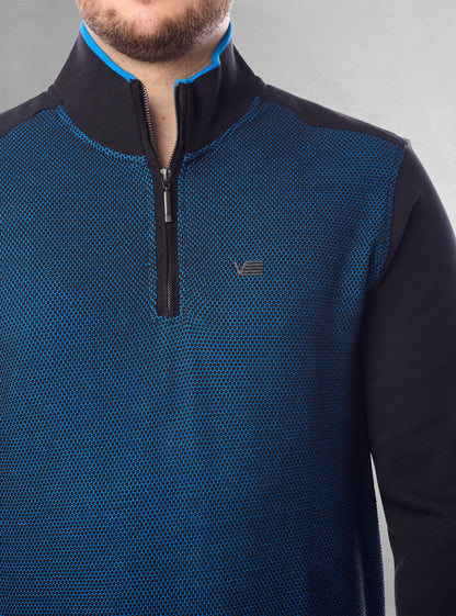 Men's mock zip sweater