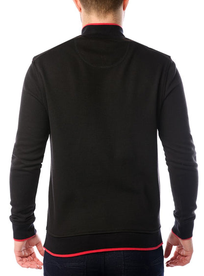 Men's mock zip sweater