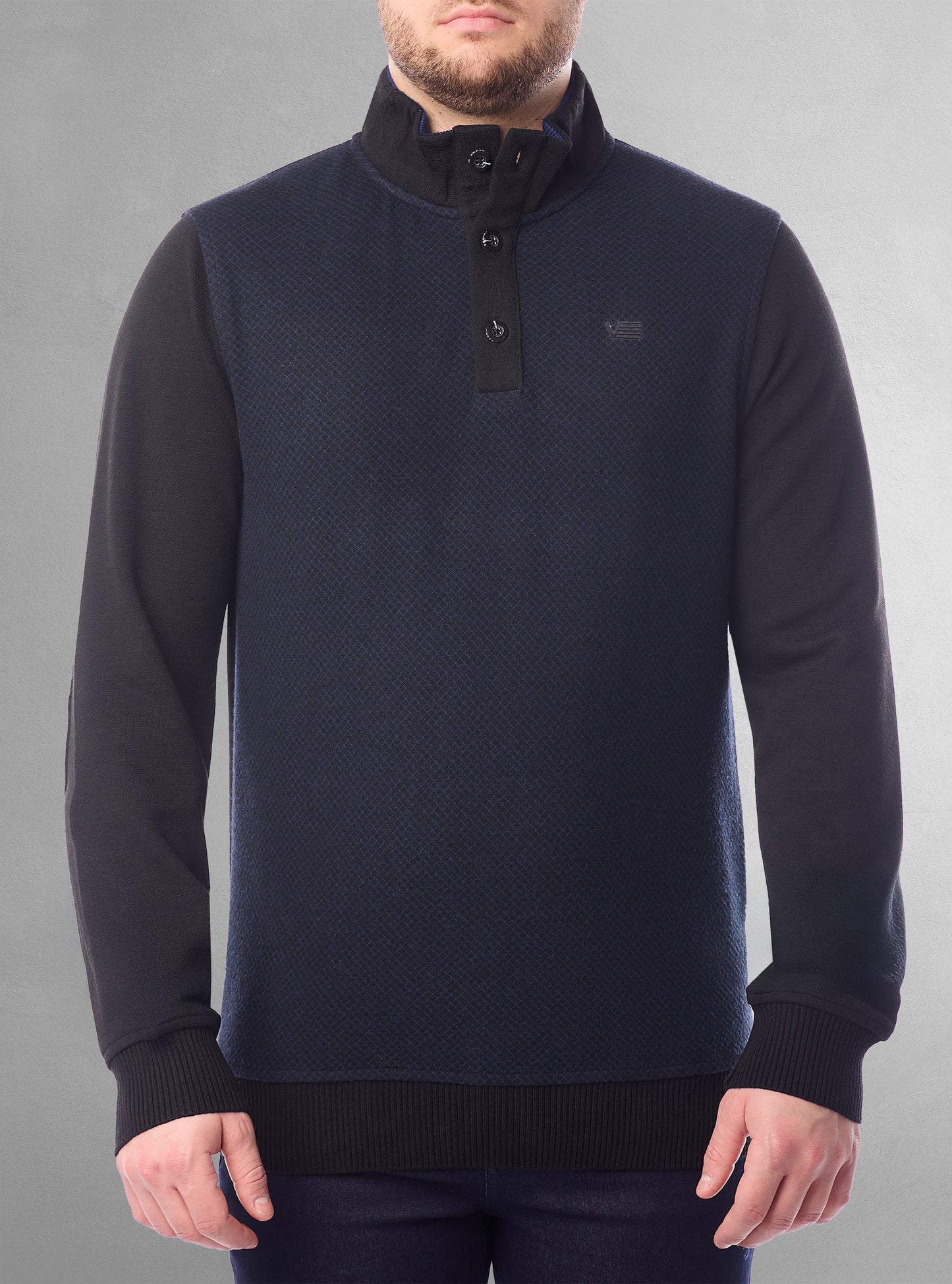 Men's mock zip sweater