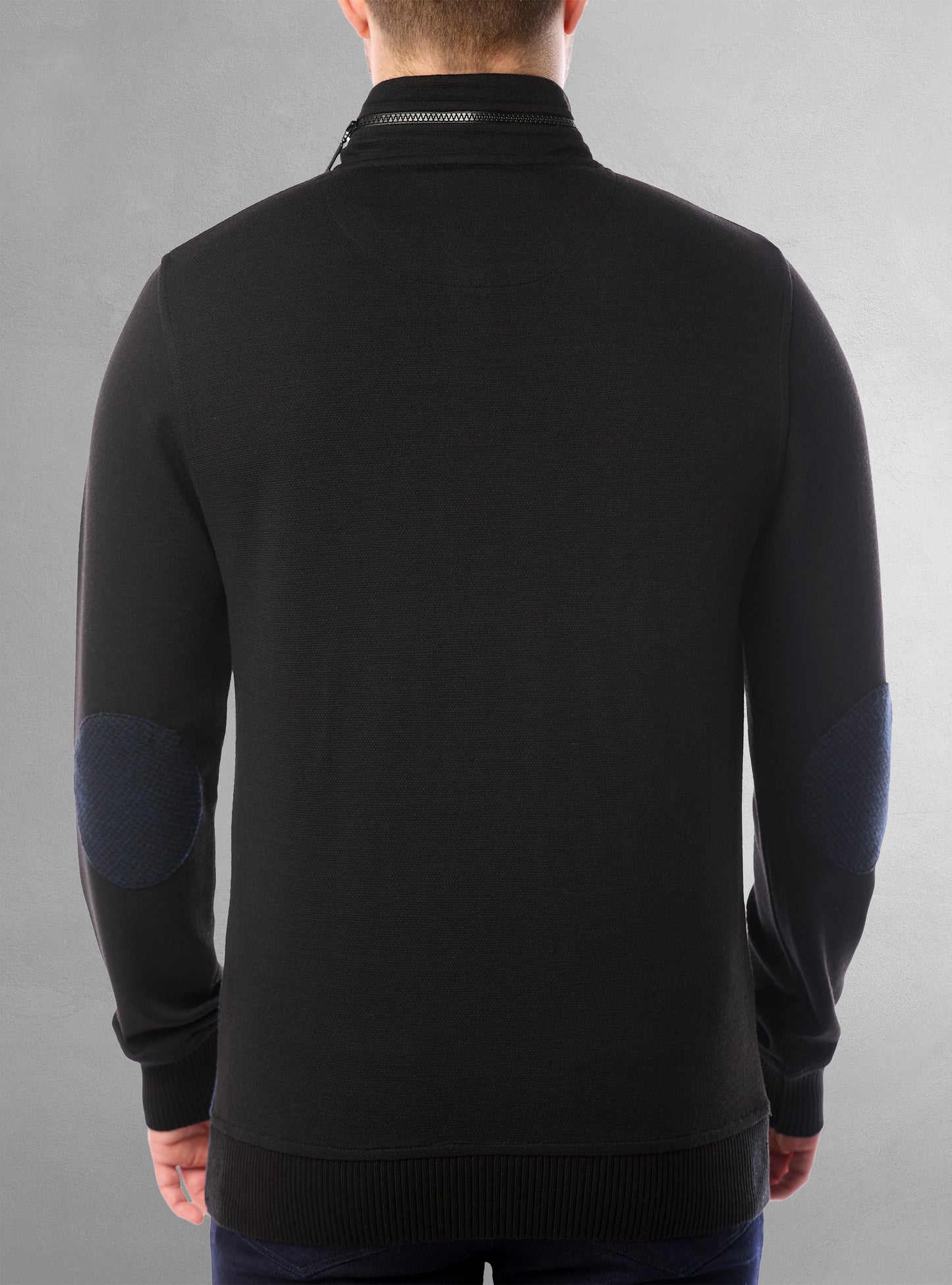 Men's mock zip sweater