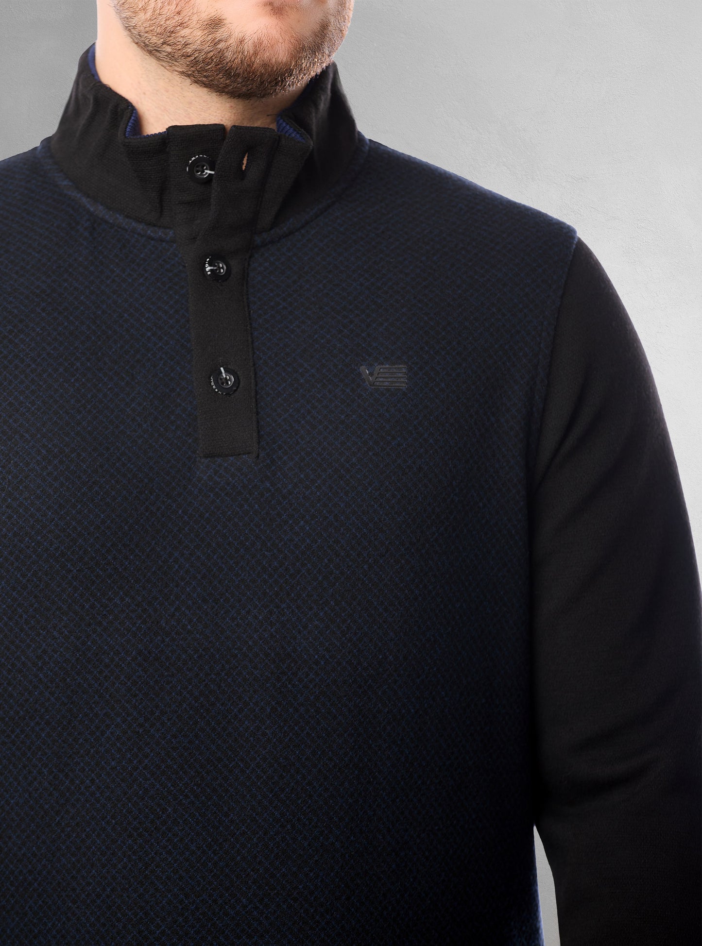Men's mock zip sweater