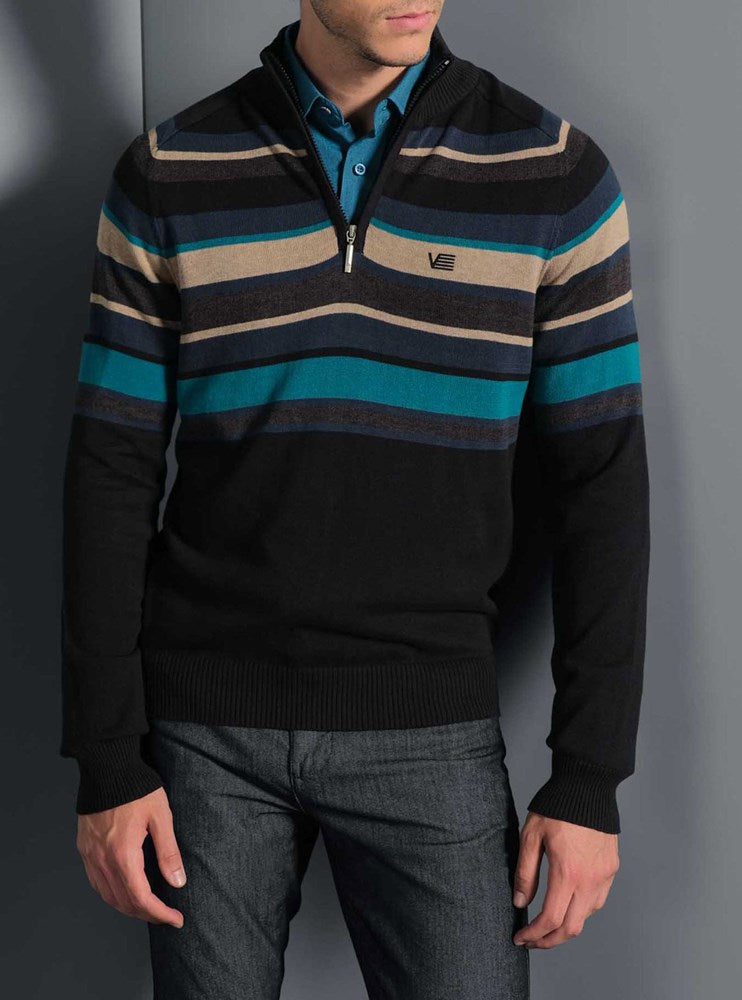 Men's mock zip sweater