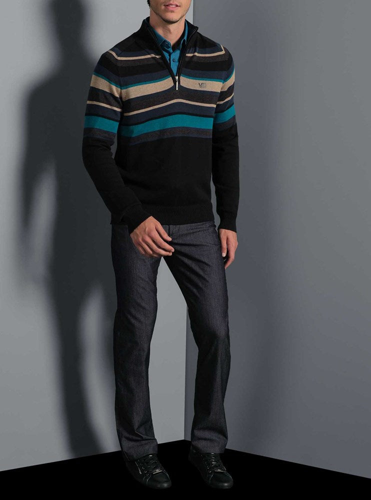 Men's mock zip sweater