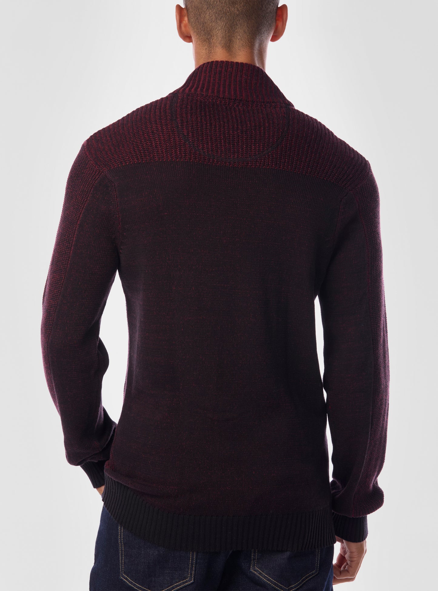 Men's mock zip sweater