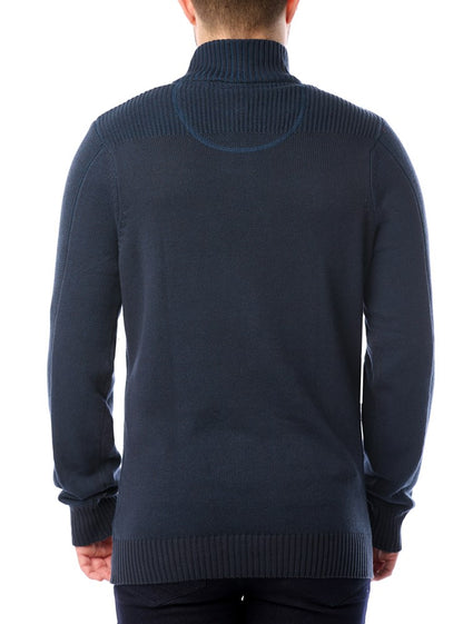 Men's mock zip sweater