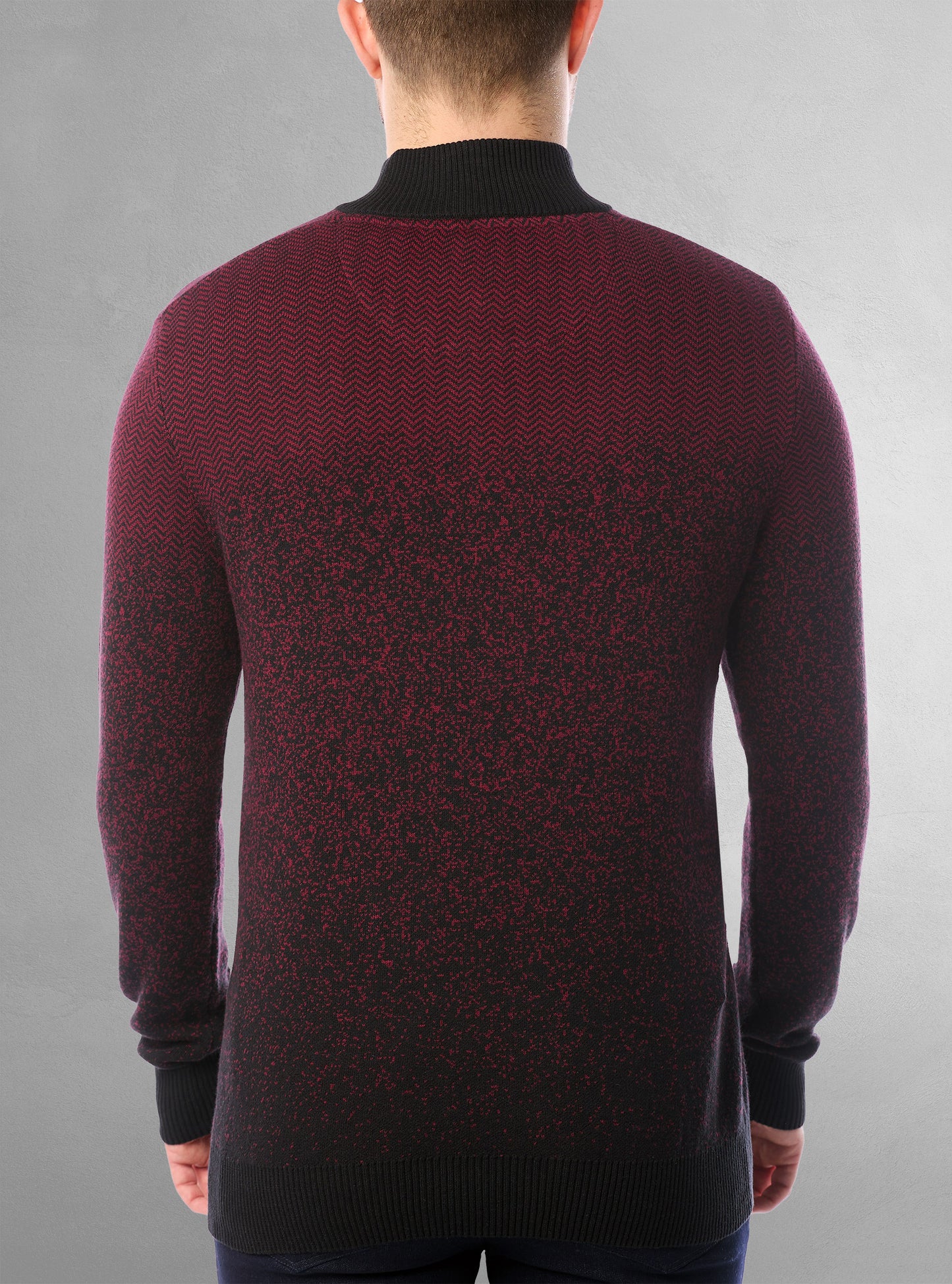 Men's mock zip sweater