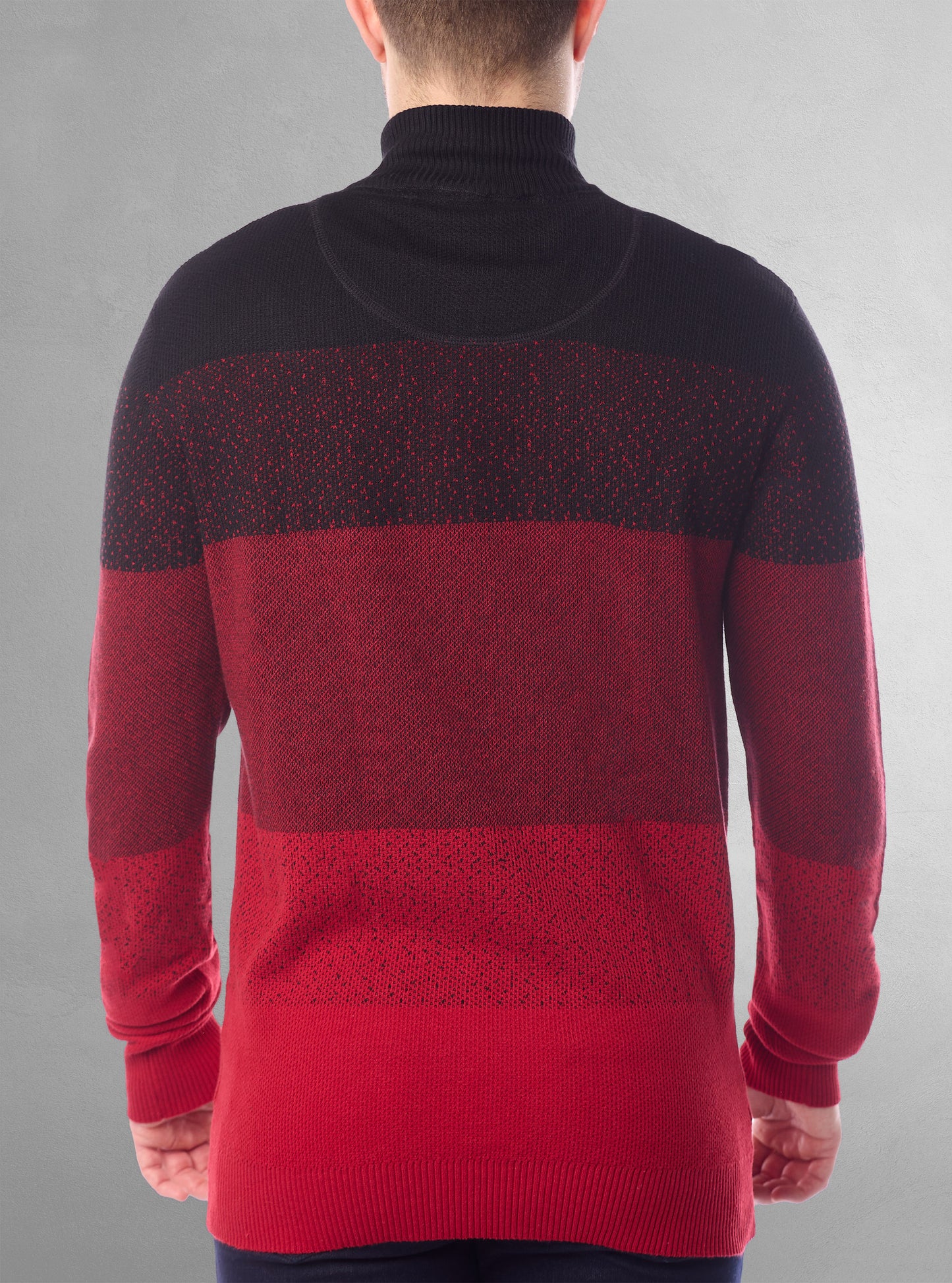 Men's mock zip sweater
